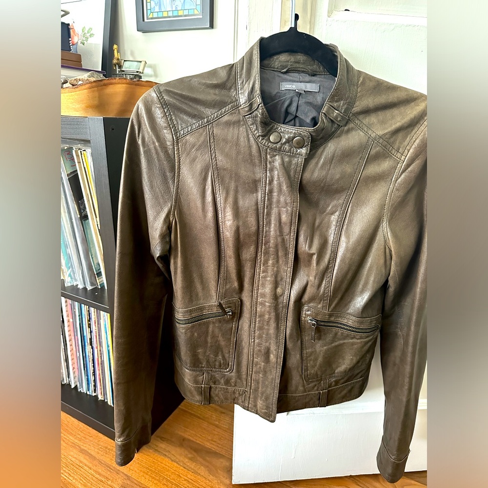 VINCE Leather Jacket